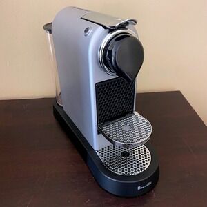 Breville Nespresso CitiZ Espresso Machine Silver Black BEC620SIL